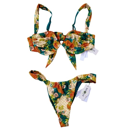 Bydee Antiqua Underwire Bikini SET Ventura Top and Cyprus Bottom Size M NWT - Picture 3 of 16